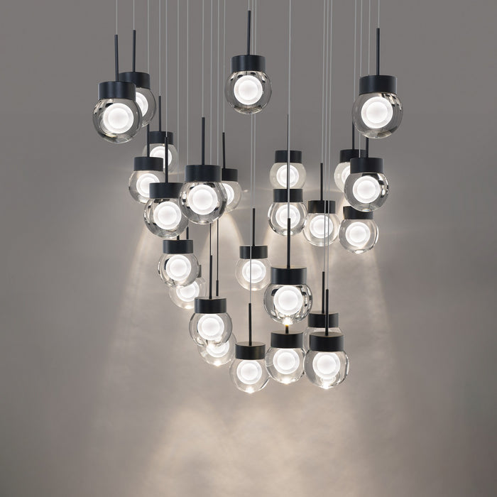 Modern Forms - PD-82025S-BK - LED Pendant - Double Bubble - Black