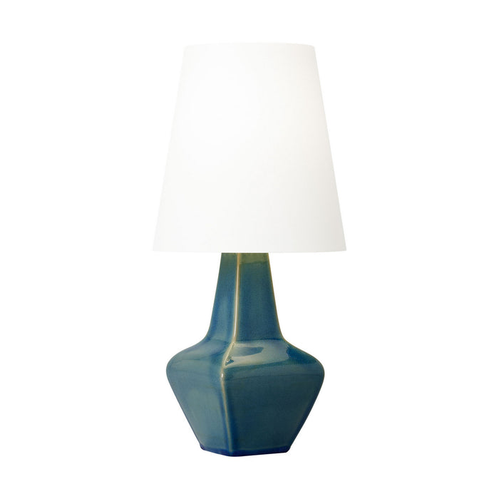 Visual Comfort Studio - AET1151BAC1 - One Light Table Lamp - Diogo - Blue Anglia Crackle