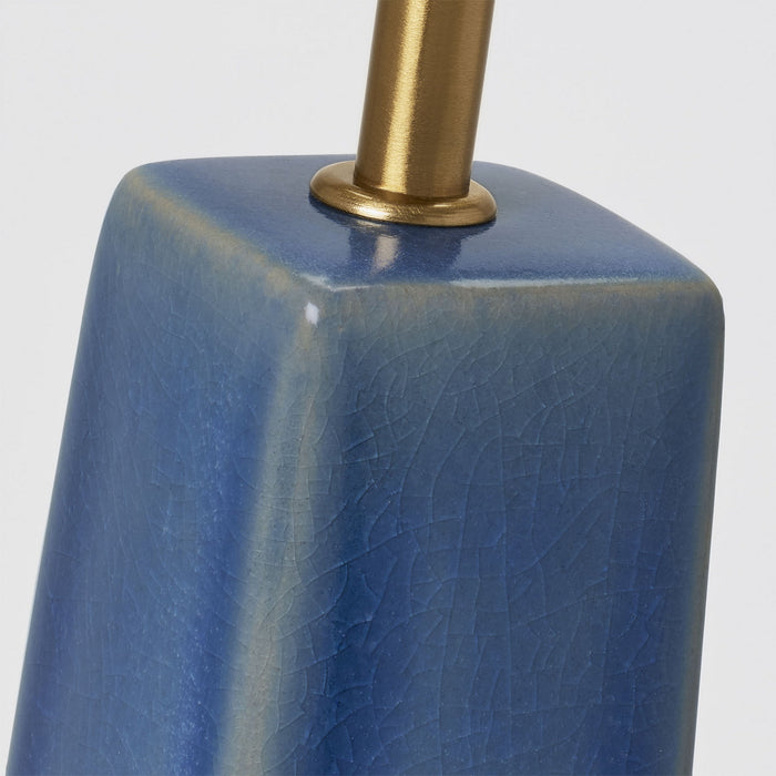 Visual Comfort Studio - AET1161BAC1 - One Light Table Lamp - Diogo - Blue Anglia Crackle