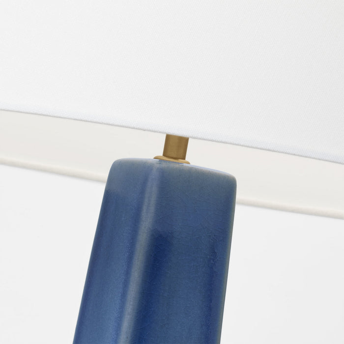 Visual Comfort Studio - AET1161BAC1 - One Light Table Lamp - Diogo - Blue Anglia Crackle