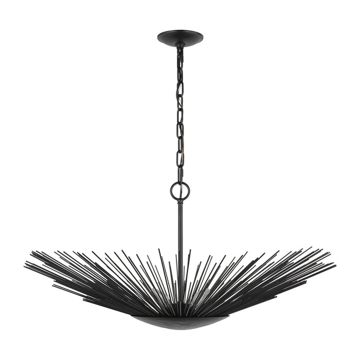 Visual Comfort Studio - AP1084AI - One Light Pendant - Helios - Aged Iron