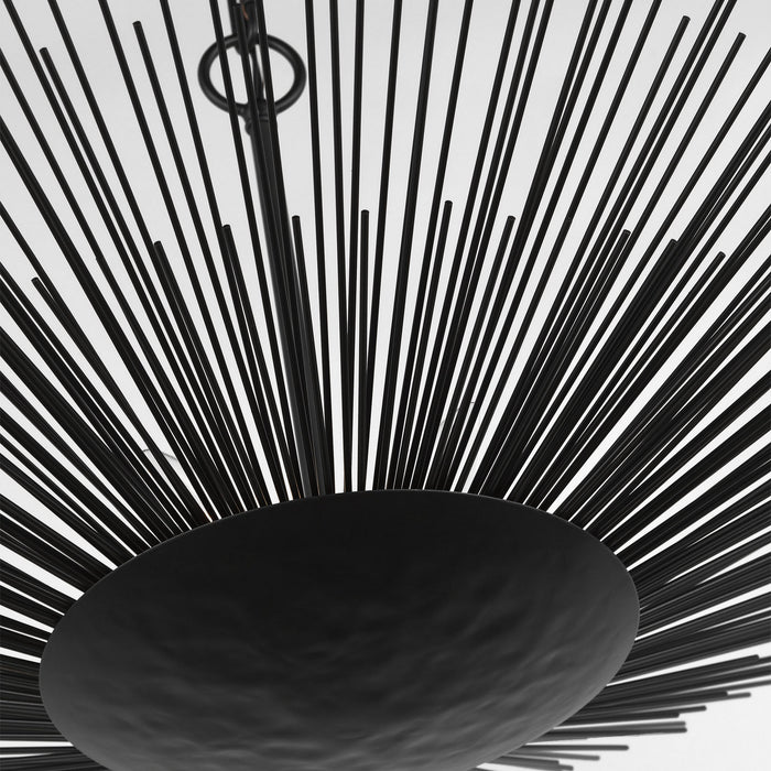 Visual Comfort Studio - AP1084AI - One Light Pendant - Helios - Aged Iron