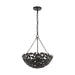 Visual Comfort Studio - AP1193AI - Six Light Pendant - Kelan - Aged Iron