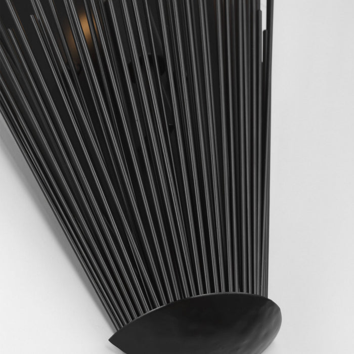 Visual Comfort Studio - AW1101AI - Three Light Pocket Sconce - Helios - Aged Iron