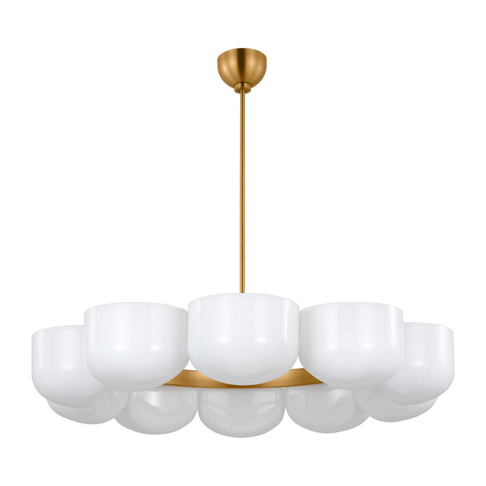 Visual Comfort Studio - LXC11210BBS - Ten Light Chandelier - Cheverny - Burnished Brass