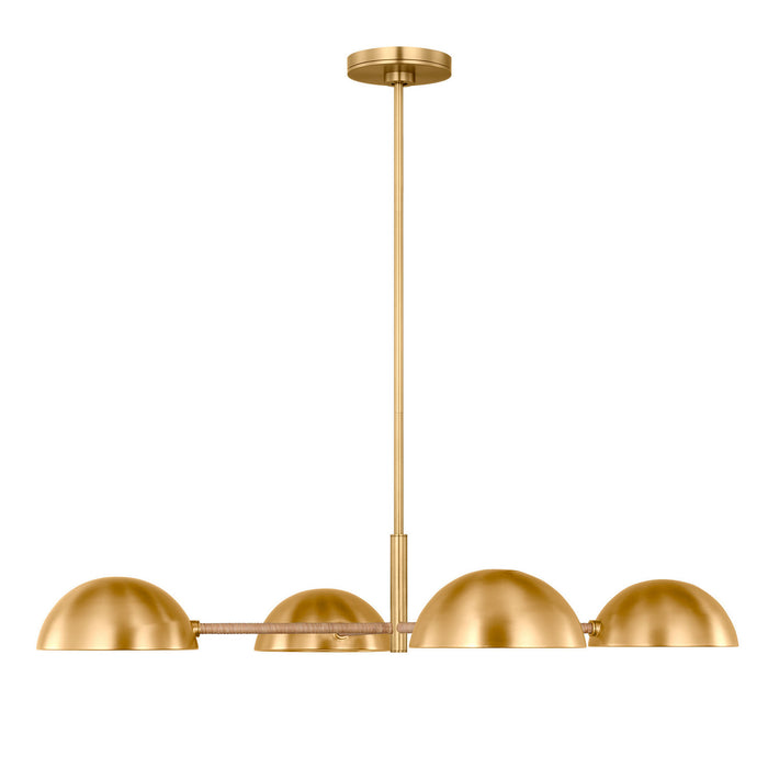 Visual Comfort Studio - LXC1134BBS - Four Light Chandelier - Balleroy - Burnished Brass
