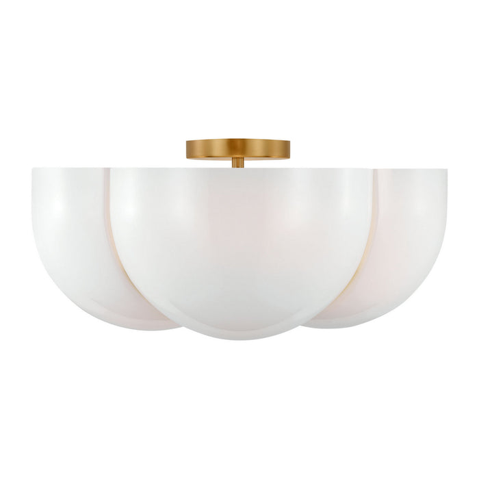Visual Comfort Studio - LXF1004BBS - Four Light Semi-Flush Mount - Cheverny - Burnished Brass