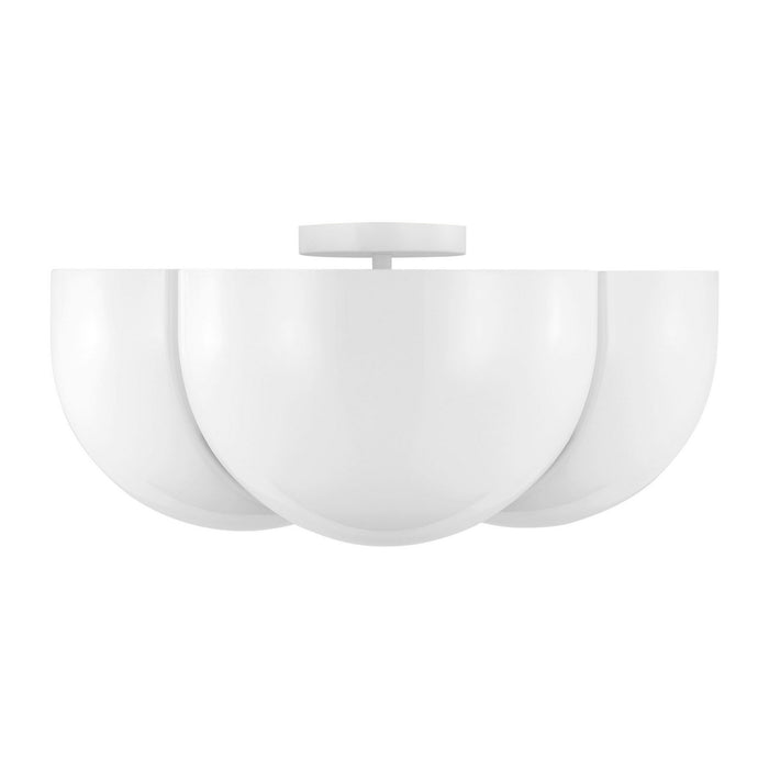 Visual Comfort Studio - LXF1004MWT - Four Light Semi-Flush Mount - Cheverny - Matte White