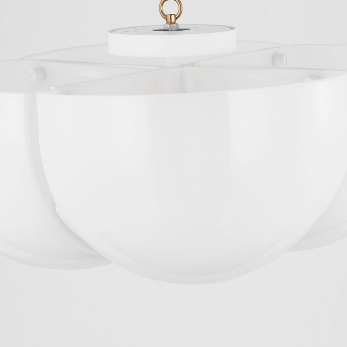 Visual Comfort Studio - LXF1004MWT - Four Light Semi-Flush Mount - Cheverny - Matte White