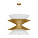 Visual Comfort Studio - LXP10212GD - 12 Light Pendant - Chambord - Gild