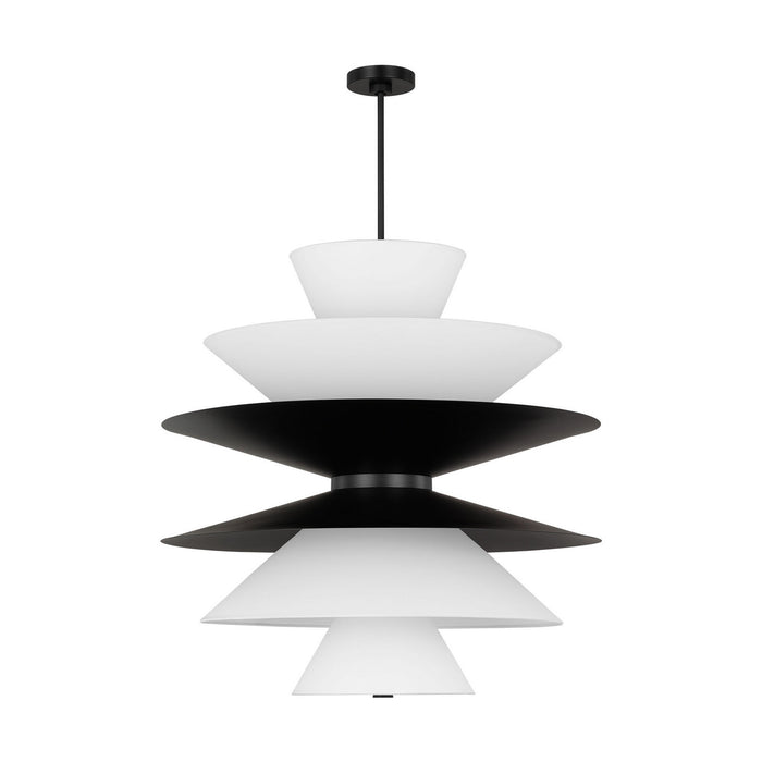 Visual Comfort Studio - LXP10316AI - 16 Light Pendant - Chambord - Aged Iron
