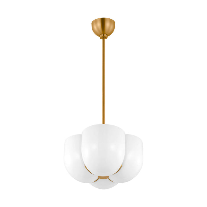 Visual Comfort Studio - LXP1044BBS - Four Light Pendant - Cheverny - Burnished Brass