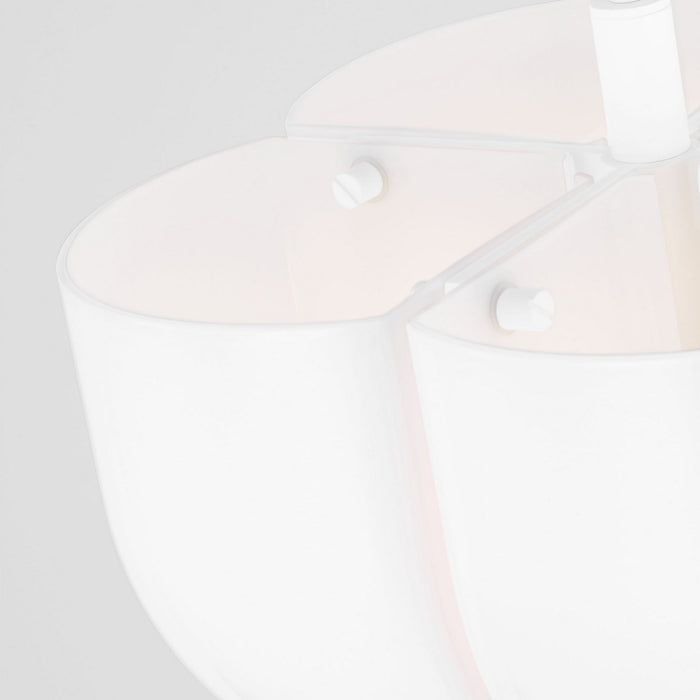 Visual Comfort Studio - LXP1044MWT - Four Light Pendant - Cheverny - Matte White