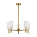 Visual Comfort Studio - DJC1135SB - Five Light Chandelier - Manor - Satin Brass