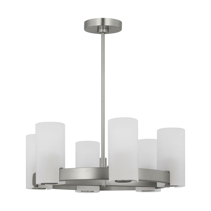 Visual Comfort Studio - DJC1156BS - Six Light Chandelier - Rhode - Brushed Steel