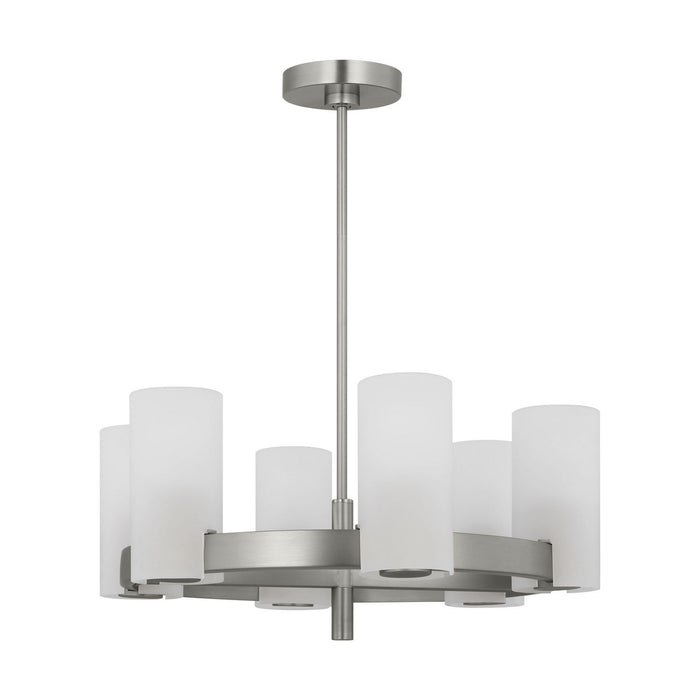 Visual Comfort Studio - DJC1156BS - Six Light Chandelier - Rhode - Brushed Steel