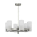 Visual Comfort Studio - DJC1156BS - Six Light Chandelier - Rhode - Brushed Steel