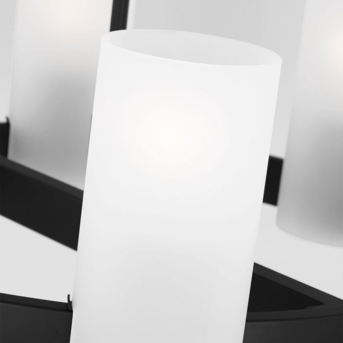 Visual Comfort Studio - DJC1156MBK - Six Light Chandelier - Rhode - Midnight Black