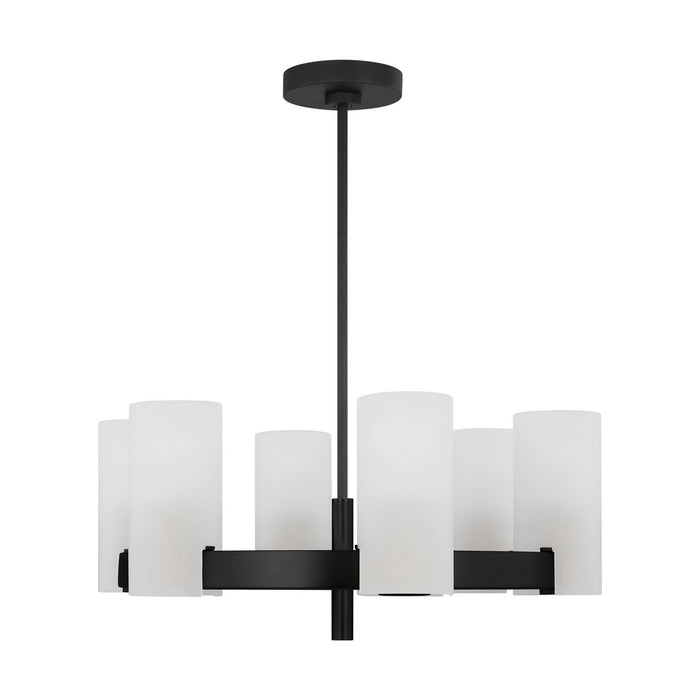 Visual Comfort Studio - DJC1156MBK - Six Light Chandelier - Rhode - Midnight Black