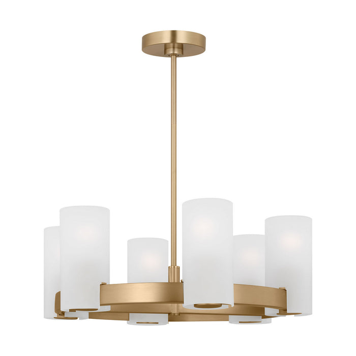 Visual Comfort Studio - DJC1156SB - Six Light Chandelier - Rhode - Satin Brass