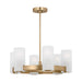 Visual Comfort Studio - DJC1156SB - Six Light Chandelier - Rhode - Satin Brass