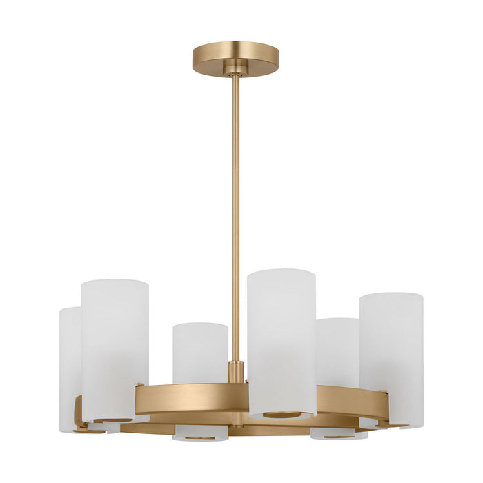 Visual Comfort Studio - DJC1156SB - Six Light Chandelier - Rhode - Satin Brass