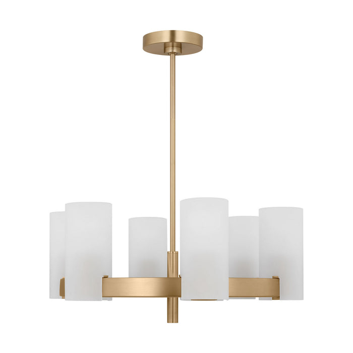 Visual Comfort Studio - DJC1156SB - Six Light Chandelier - Rhode - Satin Brass
