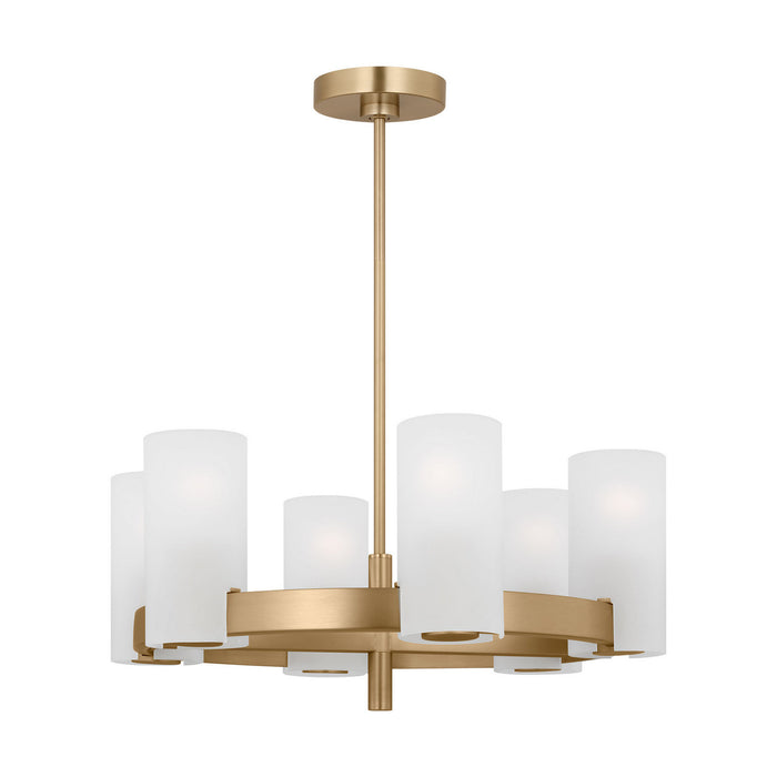 Visual Comfort Studio - DJC1156SB - Six Light Chandelier - Rhode - Satin Brass