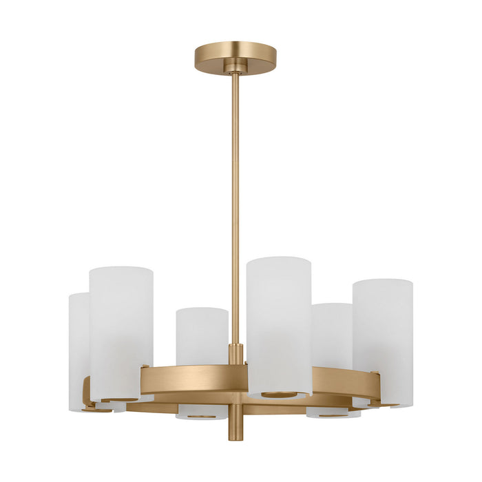 Visual Comfort Studio - DJC1156SB - Six Light Chandelier - Rhode - Satin Brass