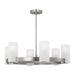 Visual Comfort Studio - DJC1166BS - Six Light Chandelier - Rhode - Brushed Steel