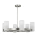 Visual Comfort Studio - DJC1166BS - Six Light Chandelier - Rhode - Brushed Steel
