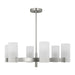 Visual Comfort Studio - DJC1166BS - Six Light Chandelier - Rhode - Brushed Steel