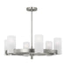 Visual Comfort Studio - DJC1166BS - Six Light Chandelier - Rhode - Brushed Steel