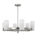 Visual Comfort Studio - DJC1166BS - Six Light Chandelier - Rhode - Brushed Steel