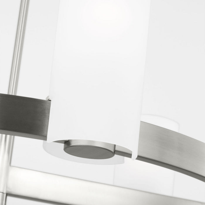 Visual Comfort Studio - DJC1166BS - Six Light Chandelier - Rhode - Brushed Steel