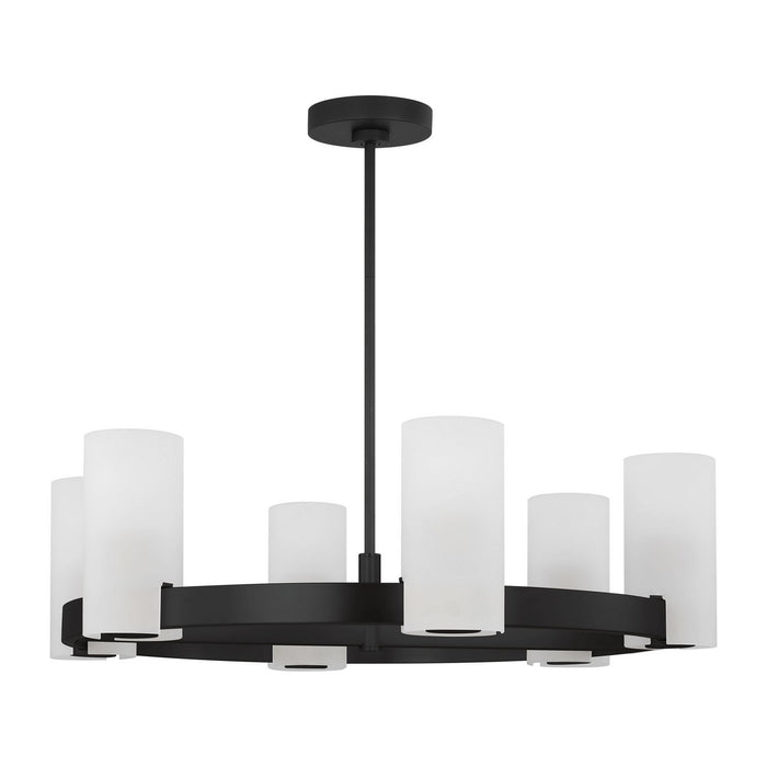 Visual Comfort Studio - DJC1166MBK - Six Light Chandelier - Rhode - Midnight Black