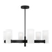 Visual Comfort Studio - DJC1166MBK - Six Light Chandelier - Rhode - Midnight Black