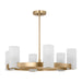 Visual Comfort Studio - DJC1166SB - Six Light Chandelier - Rhode - Satin Brass