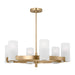 Visual Comfort Studio - DJC1166SB - Six Light Chandelier - Rhode - Satin Brass