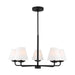 Visual Comfort Studio - DJC1175MBK - Five Light Chandelier - Albion - Midnight Black