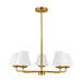 Visual Comfort Studio - DJC1175SB - Five Light Chandelier - Albion - Satin Brass