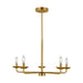 Visual Comfort Studio - DJC1175SB - Five Light Chandelier - Albion - Satin Brass
