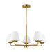 Visual Comfort Studio - DJC1175SB - Five Light Chandelier - Albion - Satin Brass