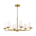 Visual Comfort Studio - DJC1186SB - Six Light Chandelier - Albion - Satin Brass