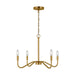 Visual Comfort Studio - DJC1194SB - Four Light Chandelier - Eldon - Satin Brass