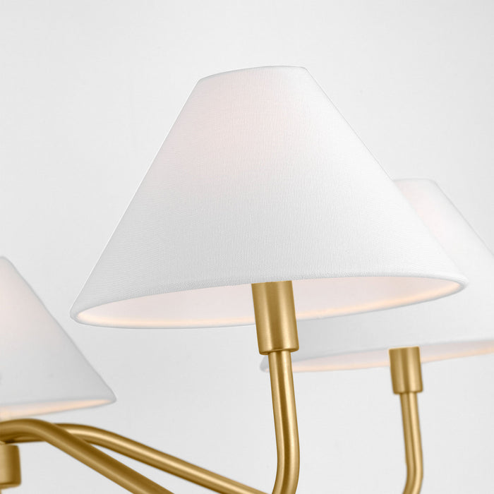 Visual Comfort Studio - DJC1205SB - Five Light Chandelier - Eldon - Satin Brass