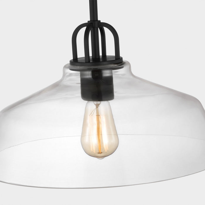 Visual Comfort Studio - DJP1121MBK - One Light Pendant - Payton - Midnight Black