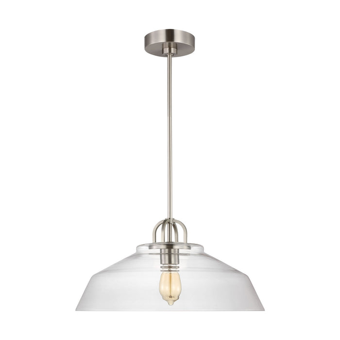 Visual Comfort Studio - DJP1131BS - One Light Pendant - Payton - Brushed Steel
