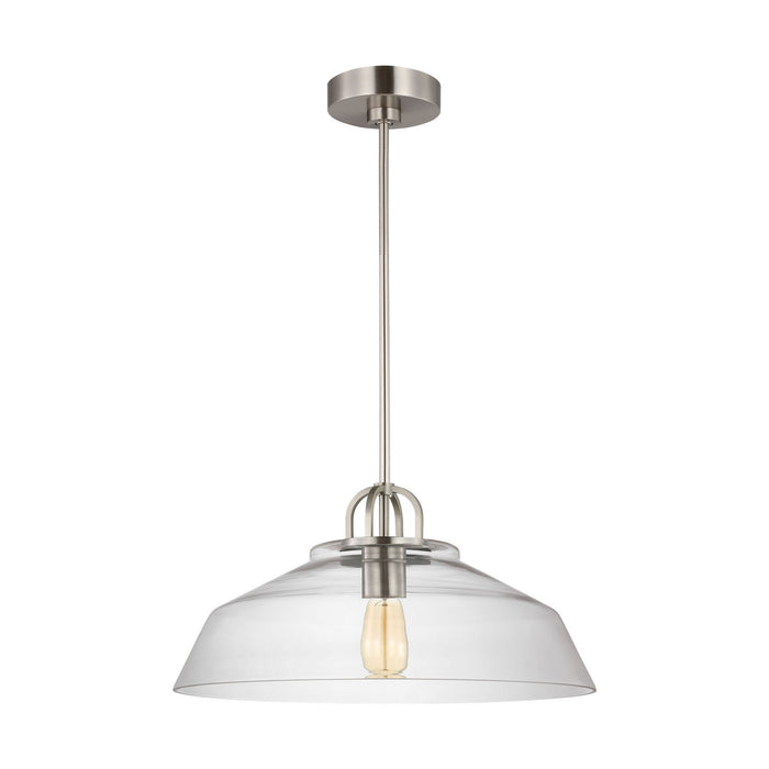Visual Comfort Studio - DJP1131BS - One Light Pendant - Payton - Brushed Steel