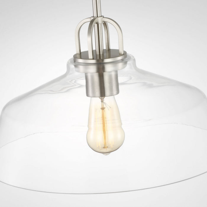 Visual Comfort Studio - DJP1131BS - One Light Pendant - Payton - Brushed Steel